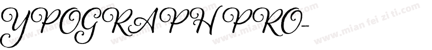 YPOGRAPH PRO字体转换